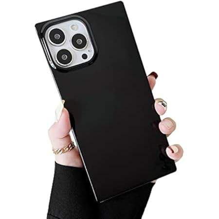 Cocomii Square Plain Color iPhone 12 Pro Max Case, Slim Glossy Soft TPU Solid Color Trunk Box Minima | Amazon (US)