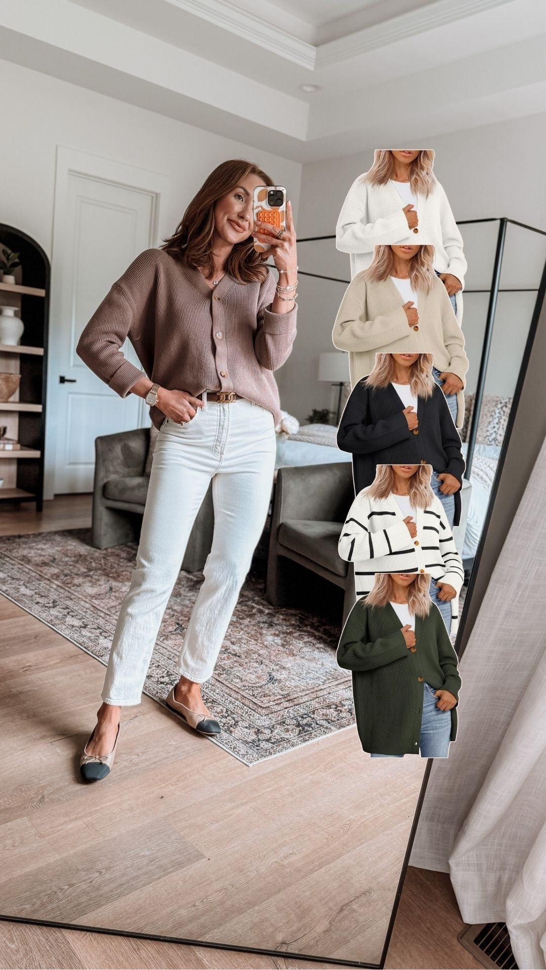 Love this sweater from Amazon! You need to size up to get the look from the product image! 

Sweater: M, tts
Jeans: 27, tts
Flats: 9.5, tts

#LTKStyleTip #LTKSeasonal #LTKFindsUnder100