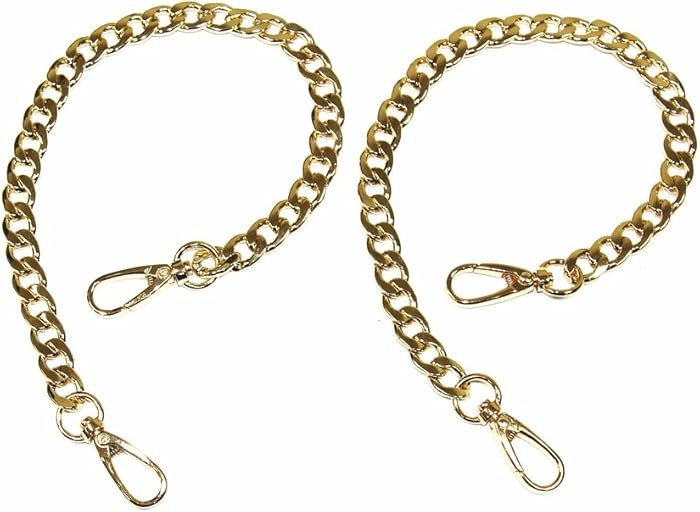 Model Worker 1/2" Wide Iron Flat Chain Strap Handbag Chains Accessories Purse Clutches Handles Wr... | Amazon (US)