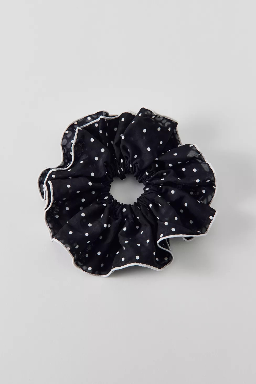 Ruffled Polka Dot Scrunchie | Urban Outfitters (US and RoW)