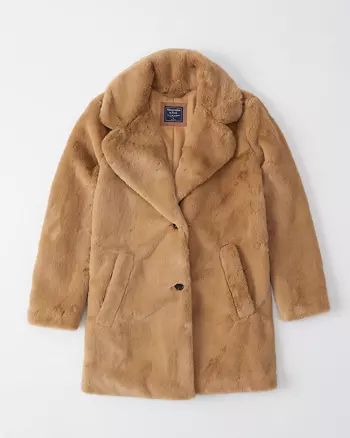 Faux Fur Coat | Abercrombie & Fitch US & UK