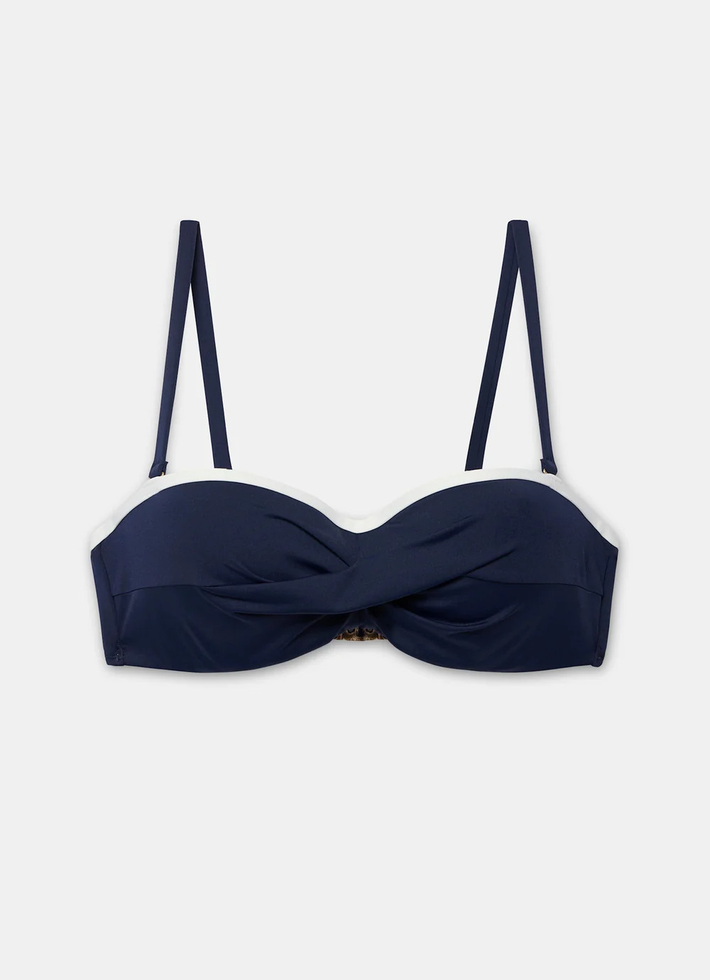 Navy Bandeau Bikini Top | Mint Velvet