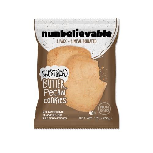 Nunbelievable Butter Pecan Shortbread Cookies | Non GMO Soft Butter Cookies | No Artificial Flavo... | Amazon (US)