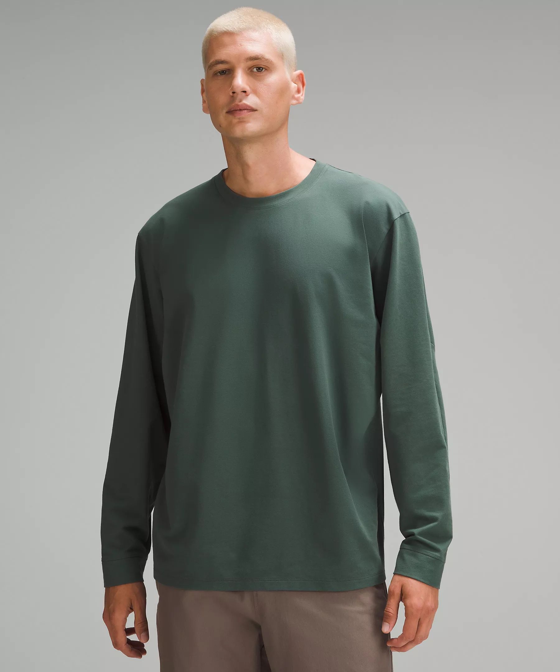 Pique Oversized-Fit Long-Sleeve Shirt | Men's Long Sleeve Shirts | lululemon | Lululemon (US)