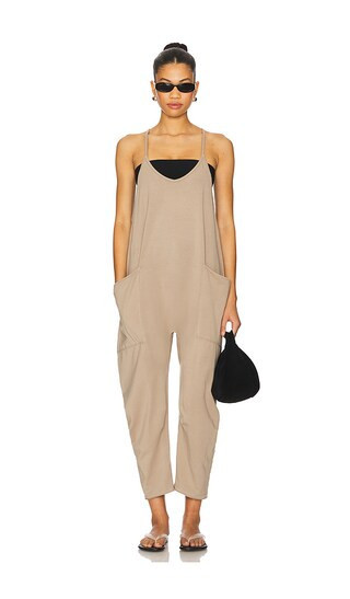 Free People x FP Movement Hot Shot Onesie in Tan. - size S | Revolve Clothing (Global)