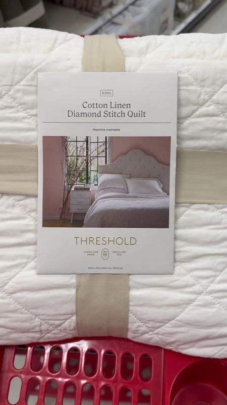 cotton linen stitch quilt from target/ best selling quilt 

#LTKstyletip #LTKVideo #LTKhome