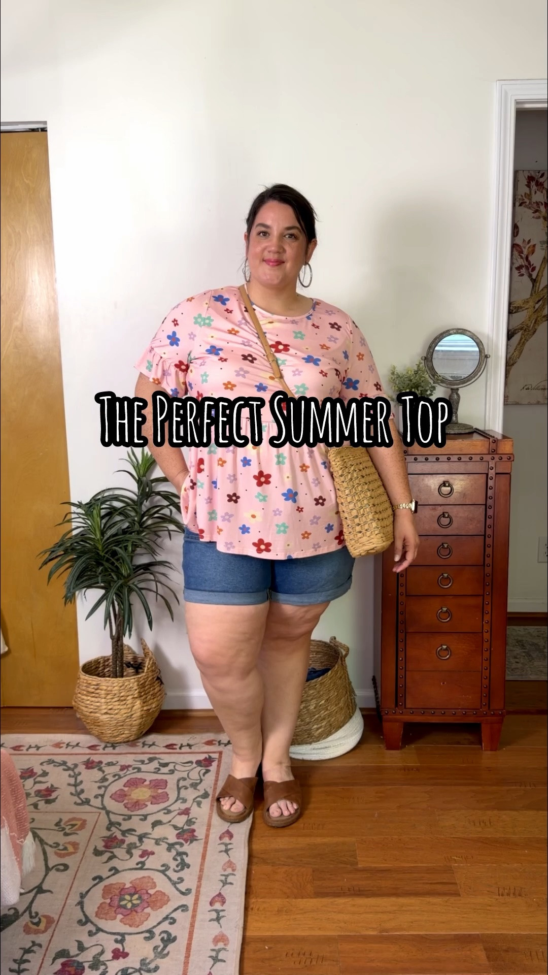#AD| This top is so cute and perfect for the warmer weather! Grab one in every color! 🌸

#LTKPlusSize #LTKootd