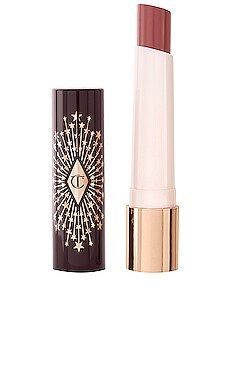 Charlotte Tilbury Hyaluronic Happikiss Lipstick in Pillow Talk from Revolve.com | Revolve Clothing (Global)