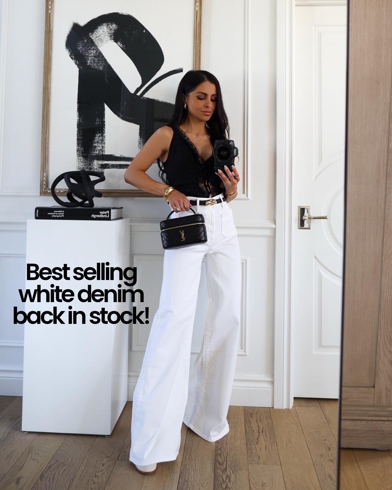 Last years best selling white jeans are back in stock
Frame wide leg jeans
Reformation lace top on sale


#LTKSaleAlert #LTKFindsUnder100 #LTKootd