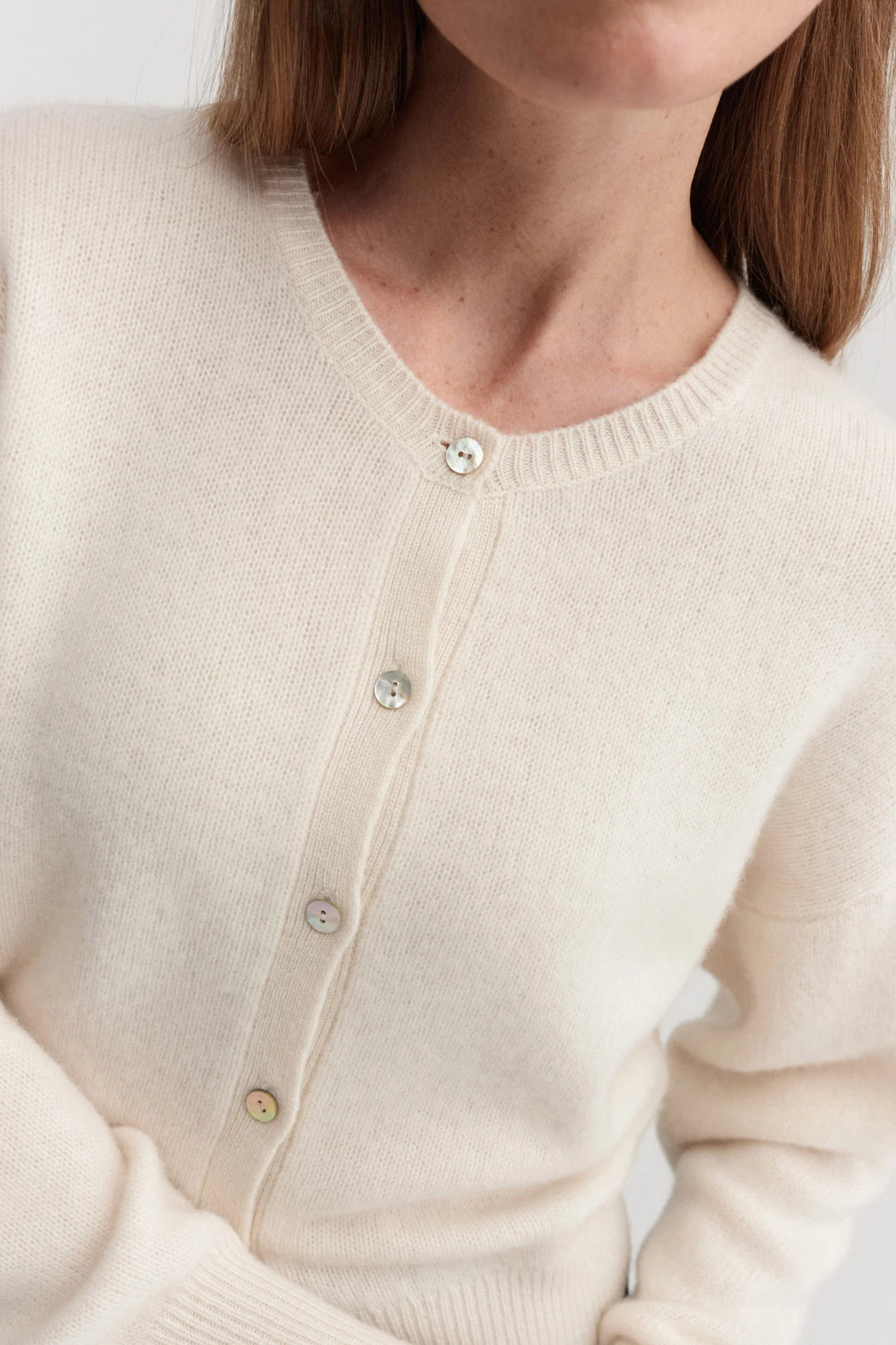 Coco Cardigan, cream | Almada Label