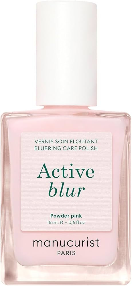 Manucurist Active Blur™ Blurring Treatment Nail Polish – Powder Pink Matte Nails Care with Niacinamide – No Lamp – Vegan & Made in France – Nail Strengthener and Growth for Weak Nails – Plant-Based | Amazon (US)