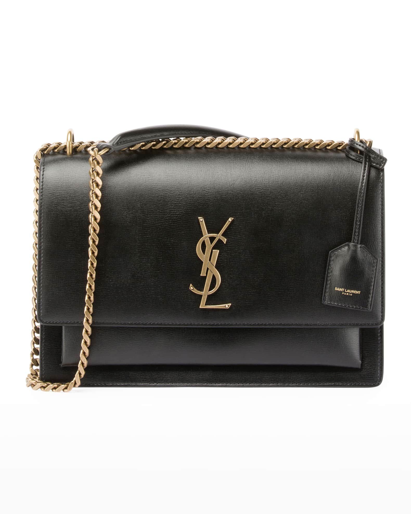 Saint Laurent Sunset Medium Monogram YSL Chain Crossbody Bag | Neiman Marcus