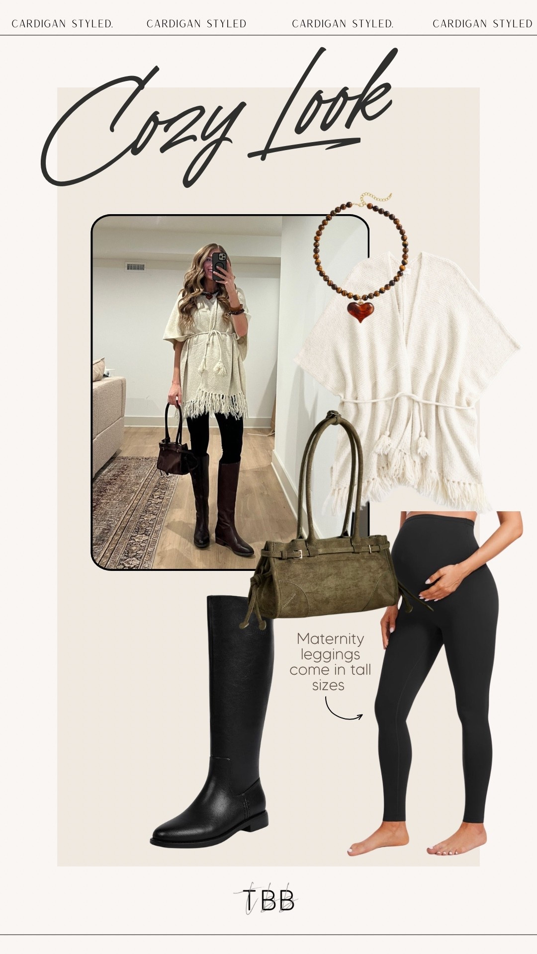 Styled this cute Abercrombie cardigan with my fave maternity leggings that come in tall sizes! 

#LTKTall #LTKBump #LTKootd