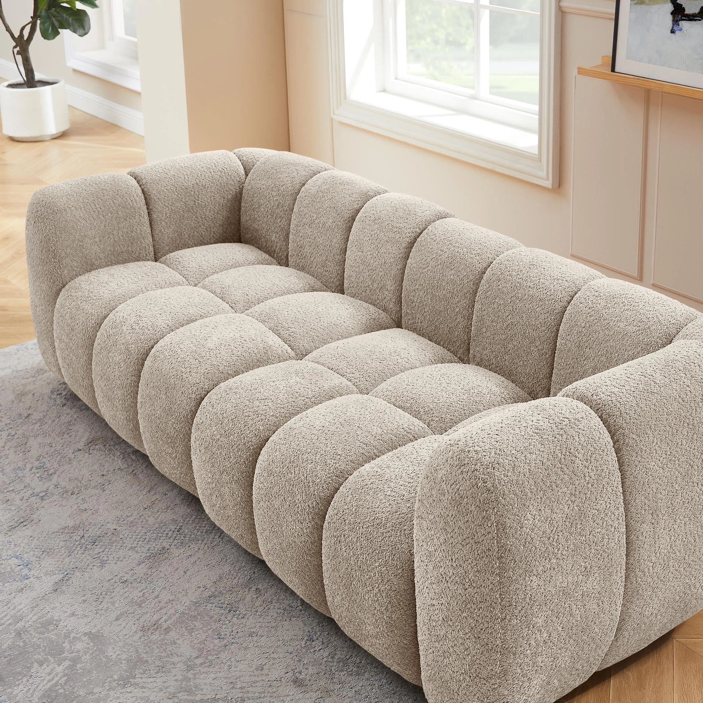 Kaibree 89.76'' Upholstered Sofa | Wayfair North America