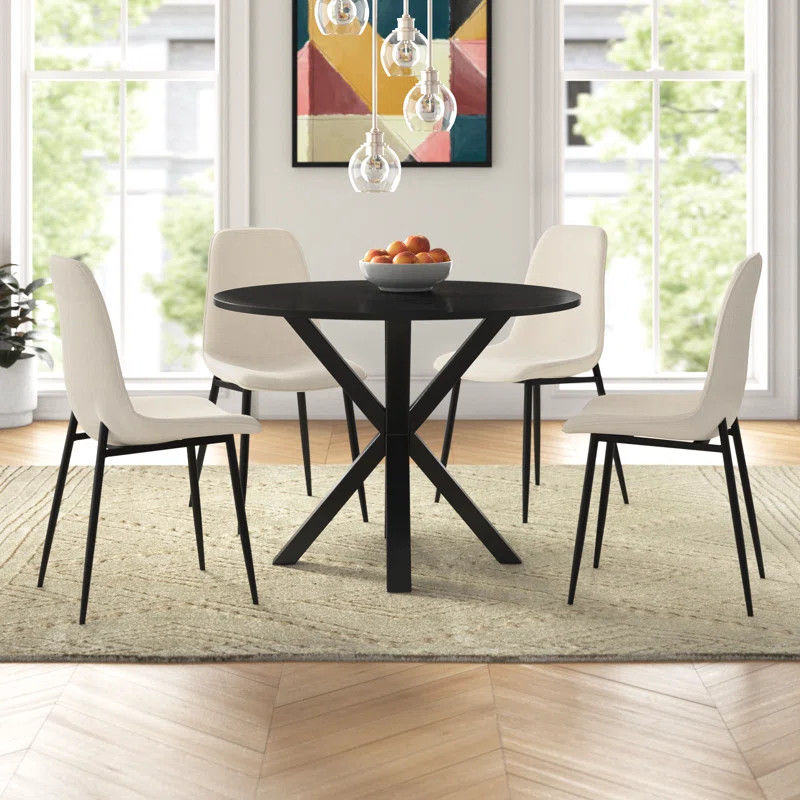 Folmar 5 - Piece Pedestal Dining Set | Wayfair North America