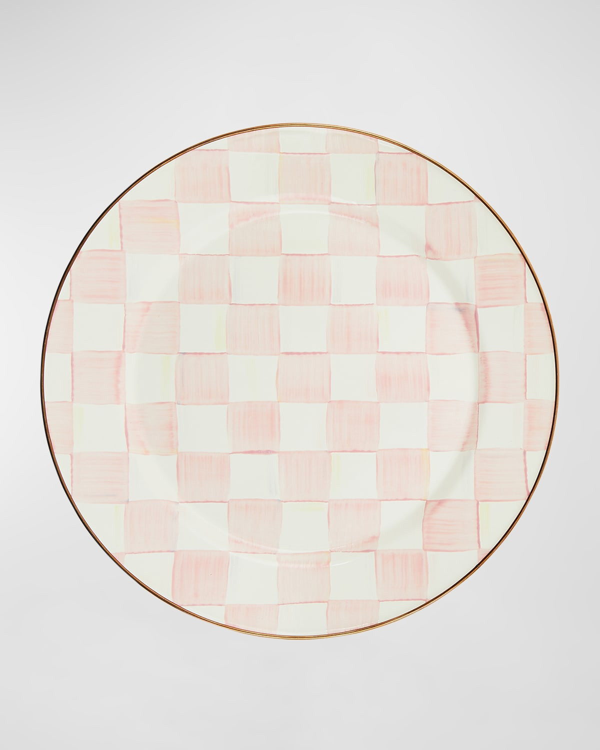 Rosy Check Enamel Plate Collection | Neiman Marcus