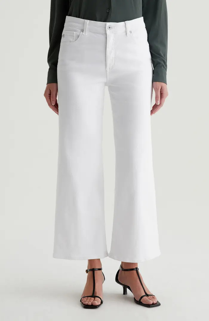 Saige Mid Rise Ankle Wide Leg Jeans | Nordstrom