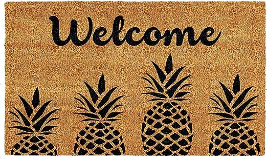 Calloway Mills AZ104991729 Pineapple Express Doormat, 17" x 29", Black/Natural | Amazon (US)