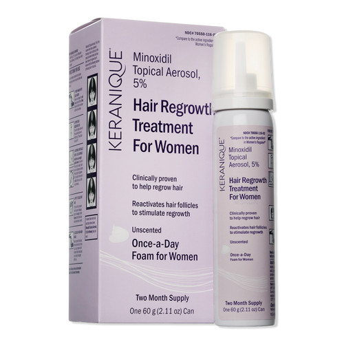 Keranique Hair Regrowth 5% Minoxidil Foam for Women 60-Day Supply | Ulta