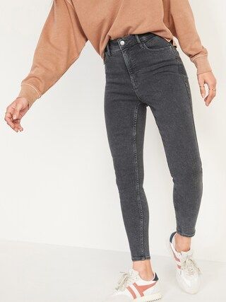 Extra High-Waisted Rockstar 360&#xB0; Stretch Super Skinny Jeans for Women | Old Navy (US)