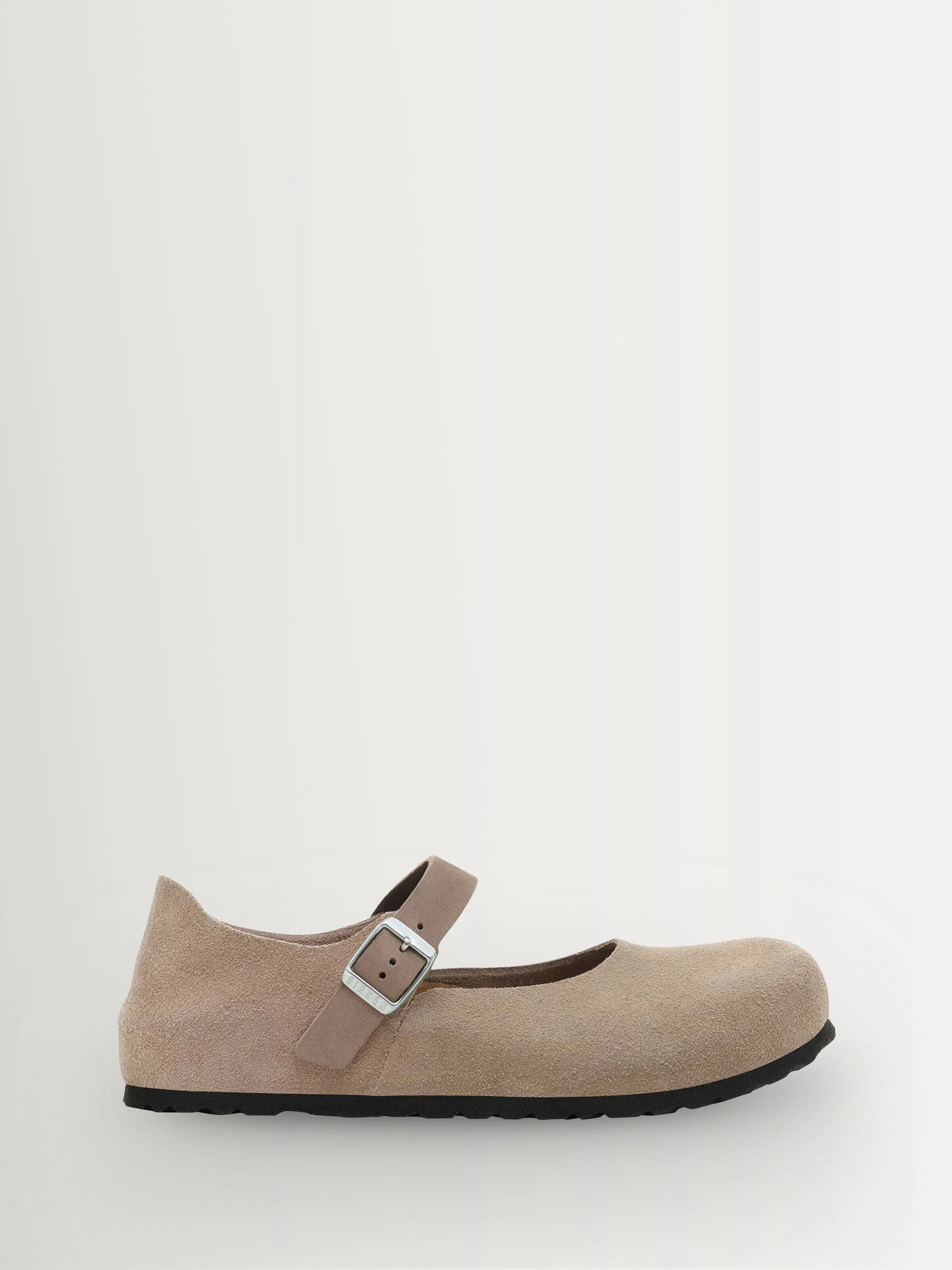 Birkenstock Birkenstock Taupe Brown Mantova Suede Mary Jane Shoes | Next US