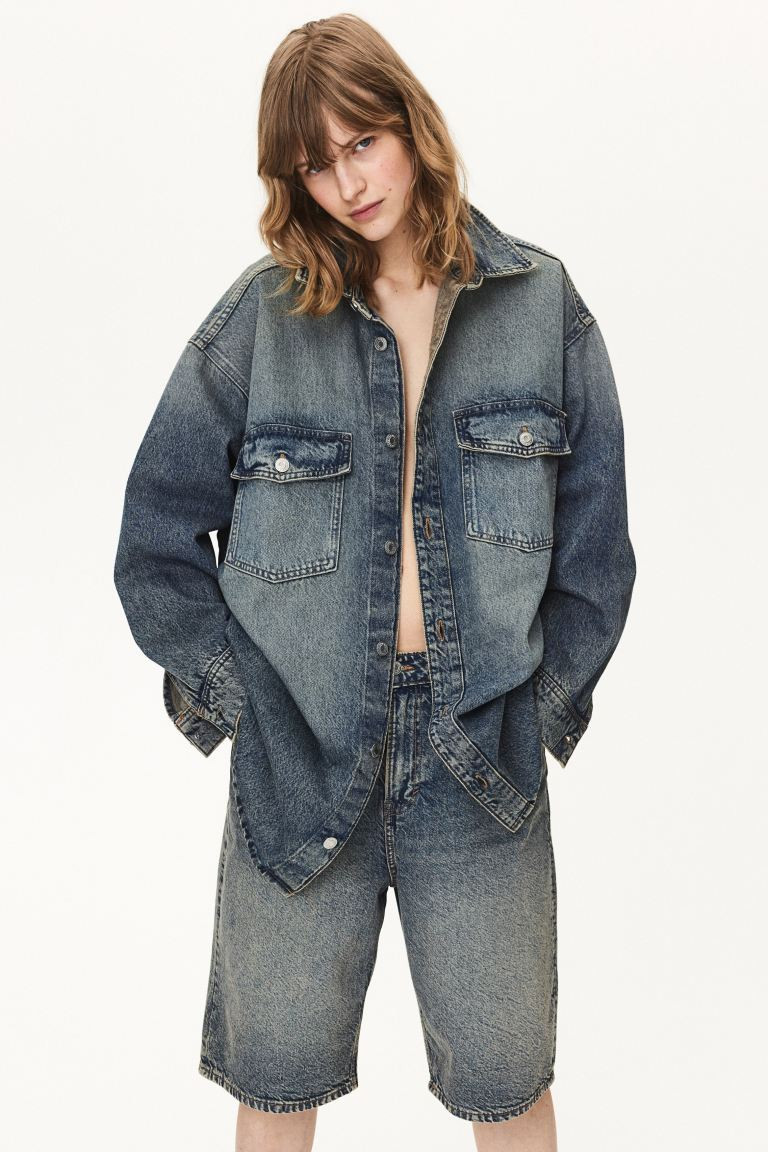 Oversized Denim Shirt | H&M (US + CA)