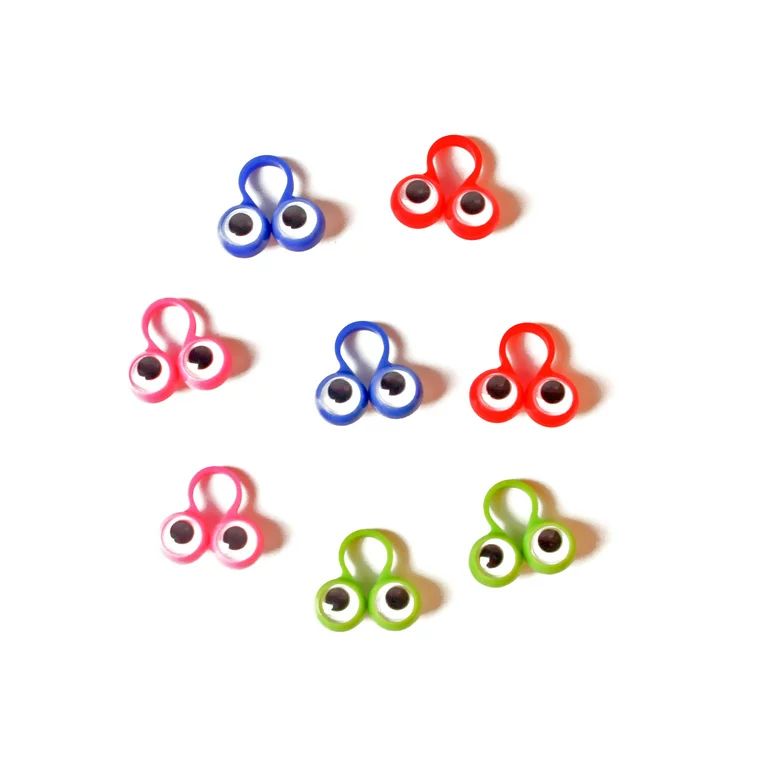 Way to Celebrate Googly Eye Rings - Fun Party Favors and Cake Decorations, 8ct | Walmart (US)