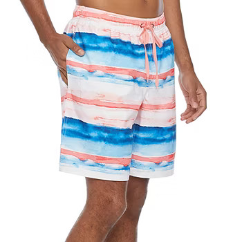 Peyton & Parker Mens Striped Swim Trunks | JCPenney