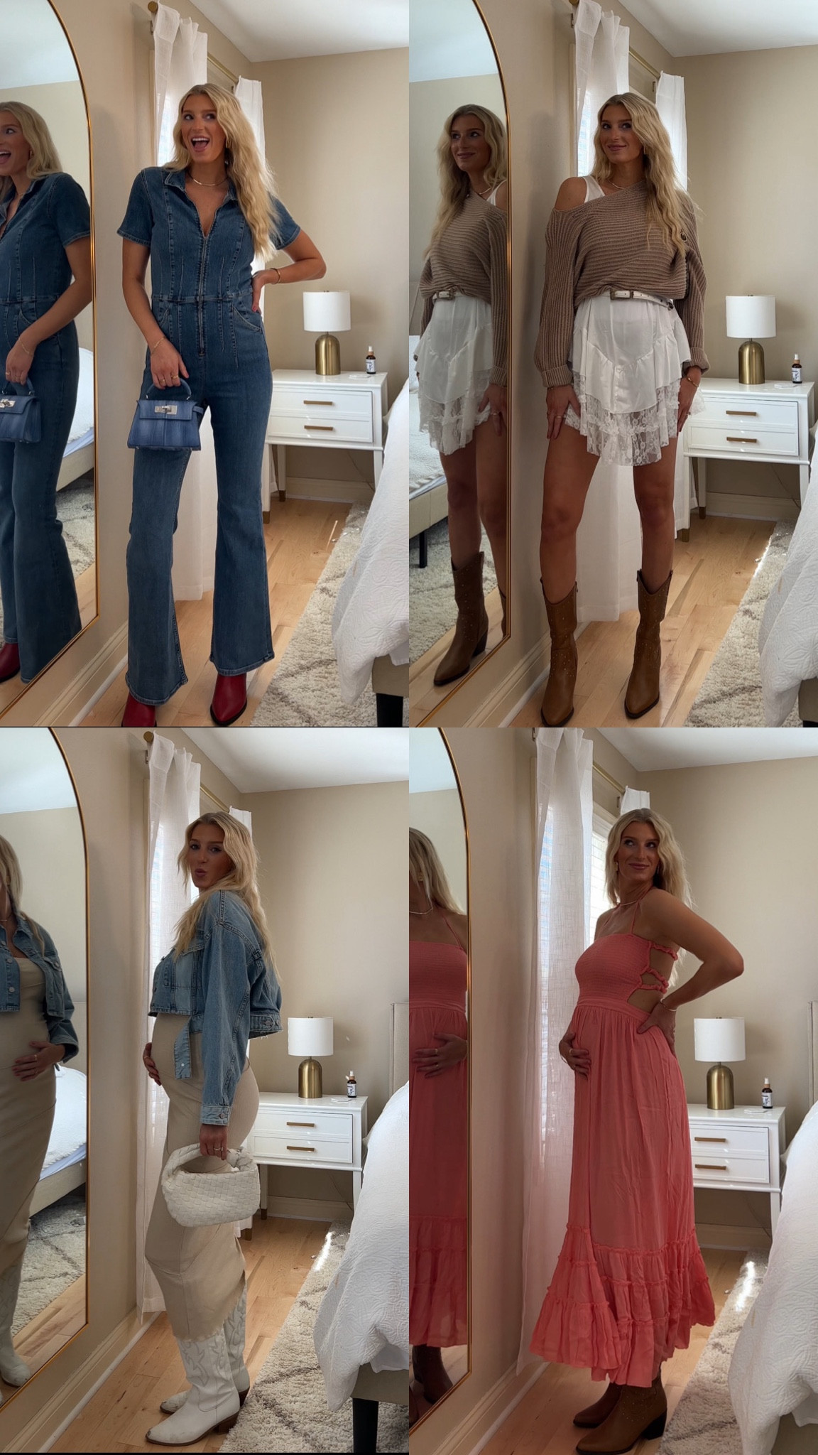 Maternity bump friendly Amazon fashion country outfits. Sized up in all pieces! 

#LTKbump #LTKFestival #LTKSeasonal