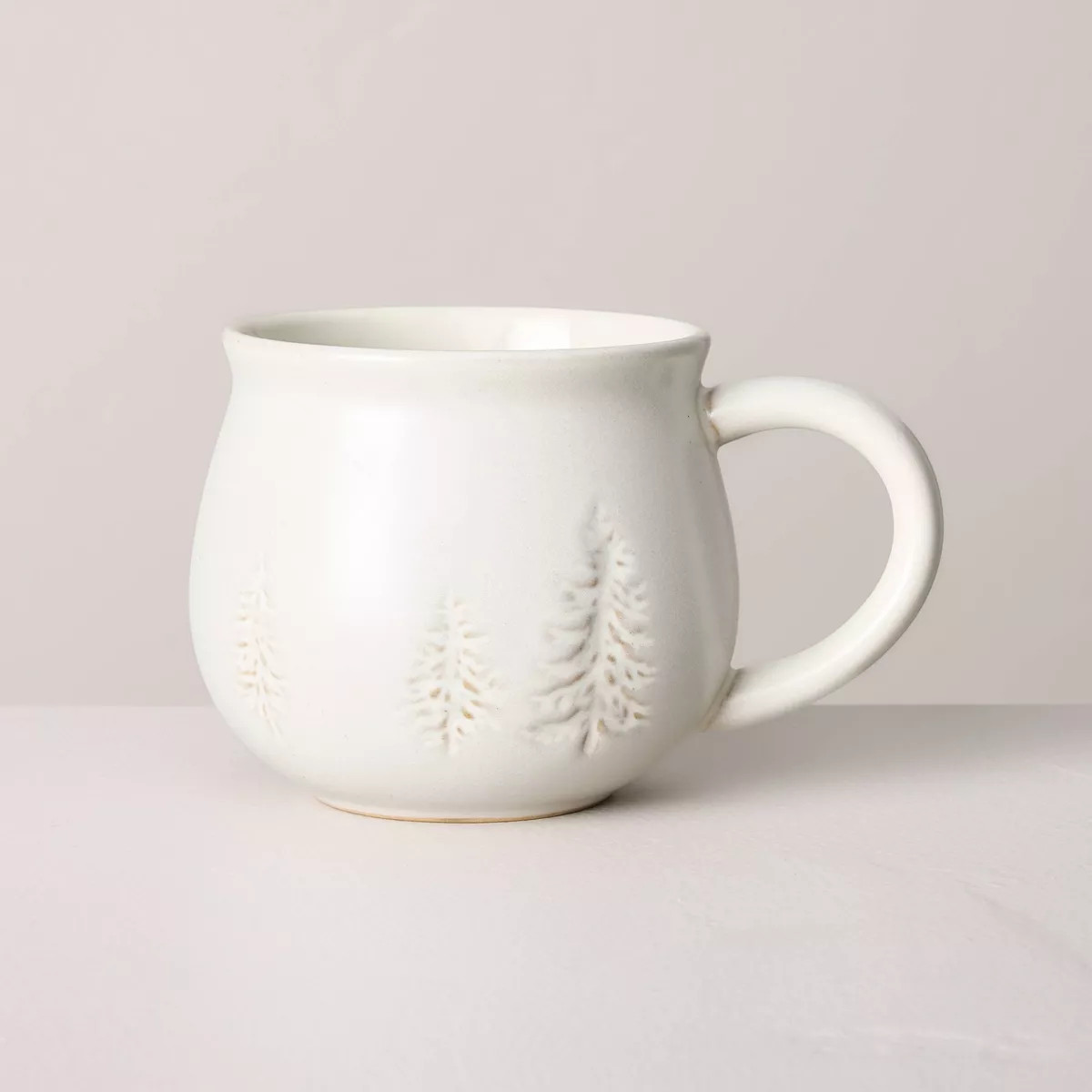 14oz Stoneware Tree Mug Cream - Hearth & Hand™ with Magnolia | Target