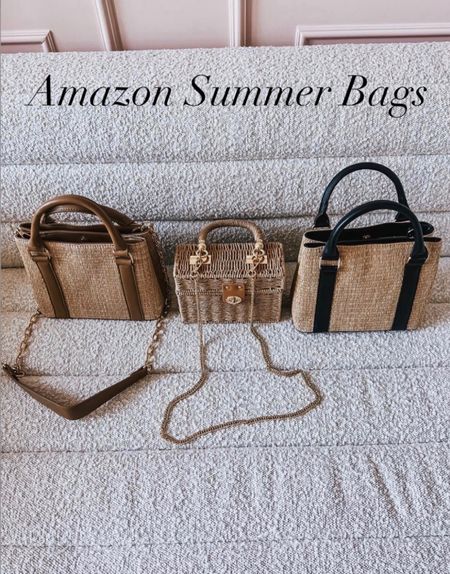 My favorite summer small bags! 
#founditonamazon 

#LTKFindsUnder50 #LTKSeasonal #LTKStyleTip