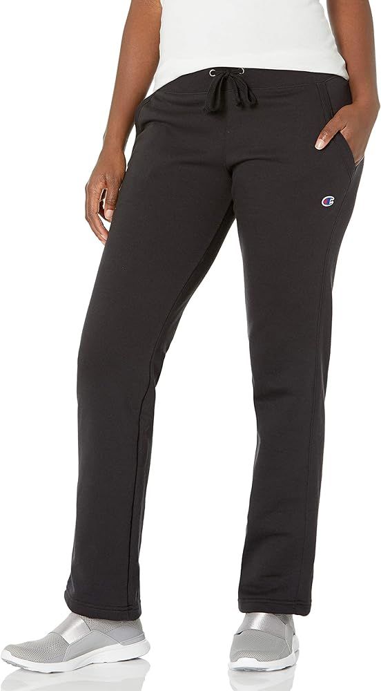 Champion Women's Fleece Open Bottom Pant | Amazon (US)