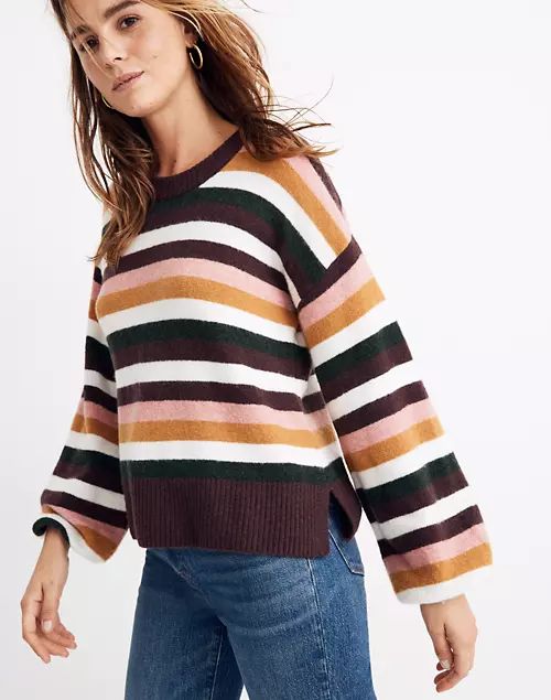 Striped Payton Pullover Sweater in Coziest Yarn | Madewell