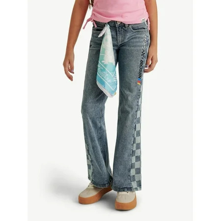 Justice Girl's NASCAR X Justice Collab Jean, Sizes 6-18, Slim & Plus | Walmart (US)