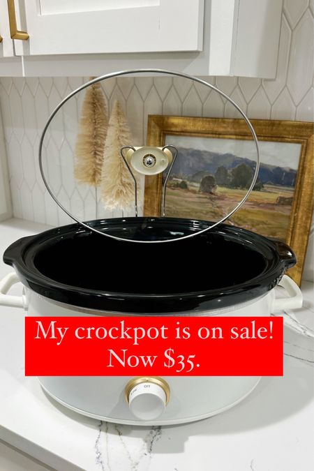 My crockpot is now on sale for $35. It’s the only color available so get it quick before it’s also sold out. 

#LTKGiftGuide #LTKsalealert #LTKunder50