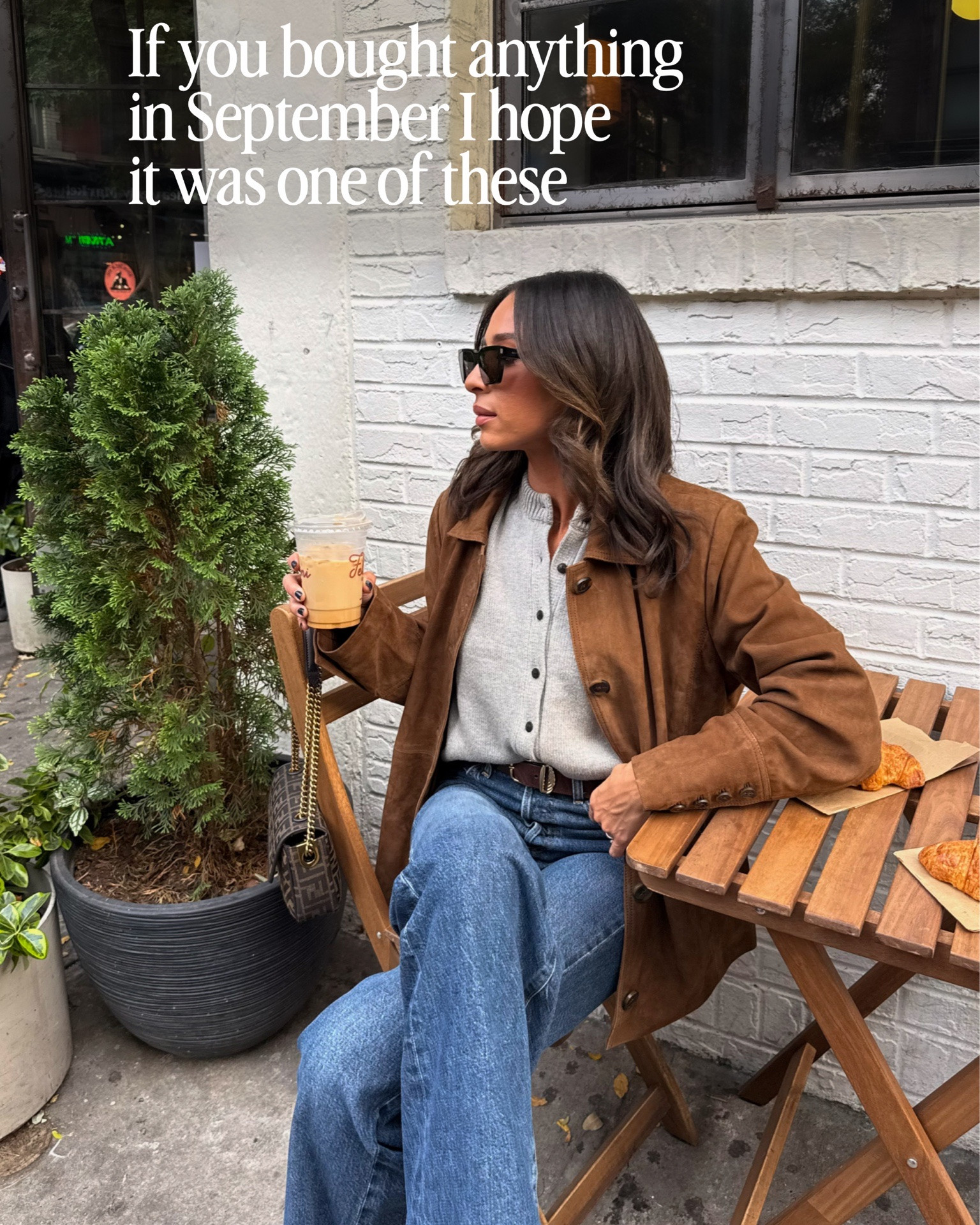 Outfits I wore in September that are coming with me into fall 🍂 Suede jacket is old but linked similar! I’m 5’8” here’s my sizing for reference 👇🏽 

Beige Jumpsuit - XS Tall
Trench Coat - S
Black Jumpsuit - XS Tall
Green Pants - S Tall
Black Blazer - S
Brown Leather Jacket- S
Navy Mockneck Sweater - S
Veronica Beard Jeans - size 27 
Brown off shoulder top - S
Abercrombie Jeans medium wash - size 27 X-Long
Black short sleeve sweater - S
White button up shirt - S
Cream short sleeve top - S
Abercrombie jeans Dark Wash - 27 Long
Barrel Trousers - size 6
White Oversized T-Shirt- S
Navy Jacket - S
White Blazer - size 4

#LTKootd #LTKSeasonal