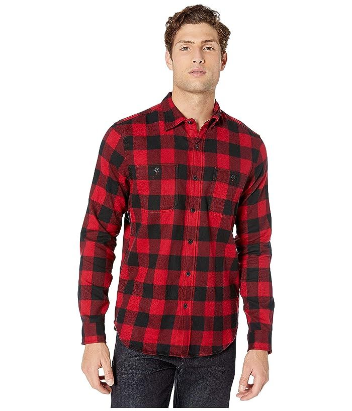 J.Crew Slim Midweight Flannel Shirt in Buffalo Check (Buffalo Check Red) Men's Clothing | Zappos