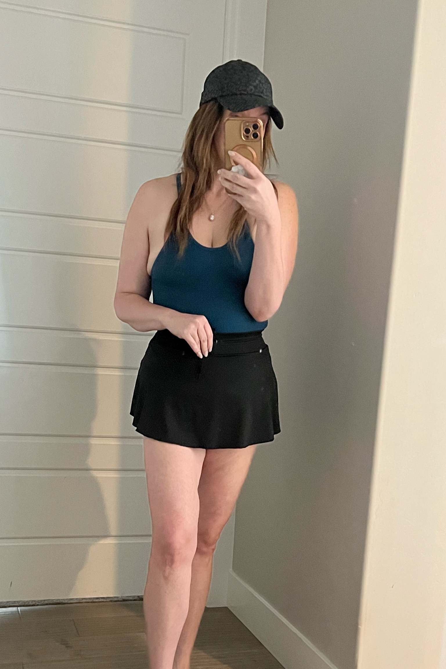 Free people dupe tank top for summer outfit inspo athleisure outfits with skort type shorts  

#LTKstyletip #LTKunder50 #LTKFind