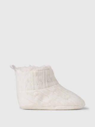 Baby CashSoft Cozy Sweater Booties | Gap (US)