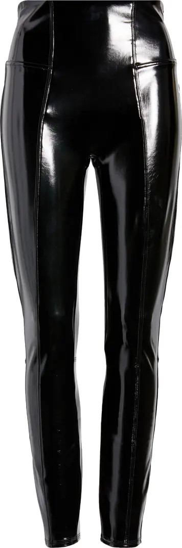 SPANX® Faux Patent Leather Leggings | Nordstrom | Nordstrom