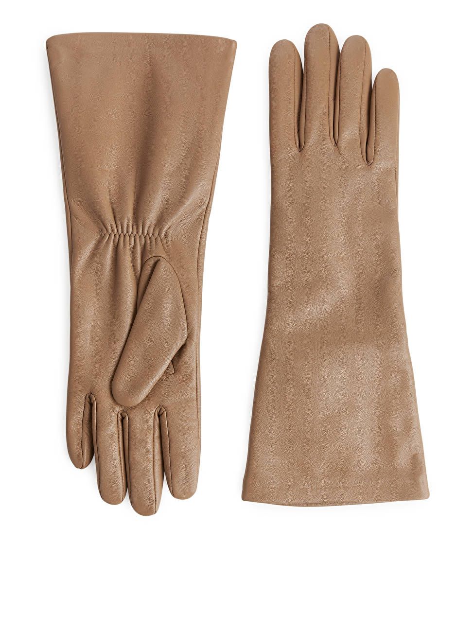 Wide Cuff Leather Gloves | ARKET (US&UK)