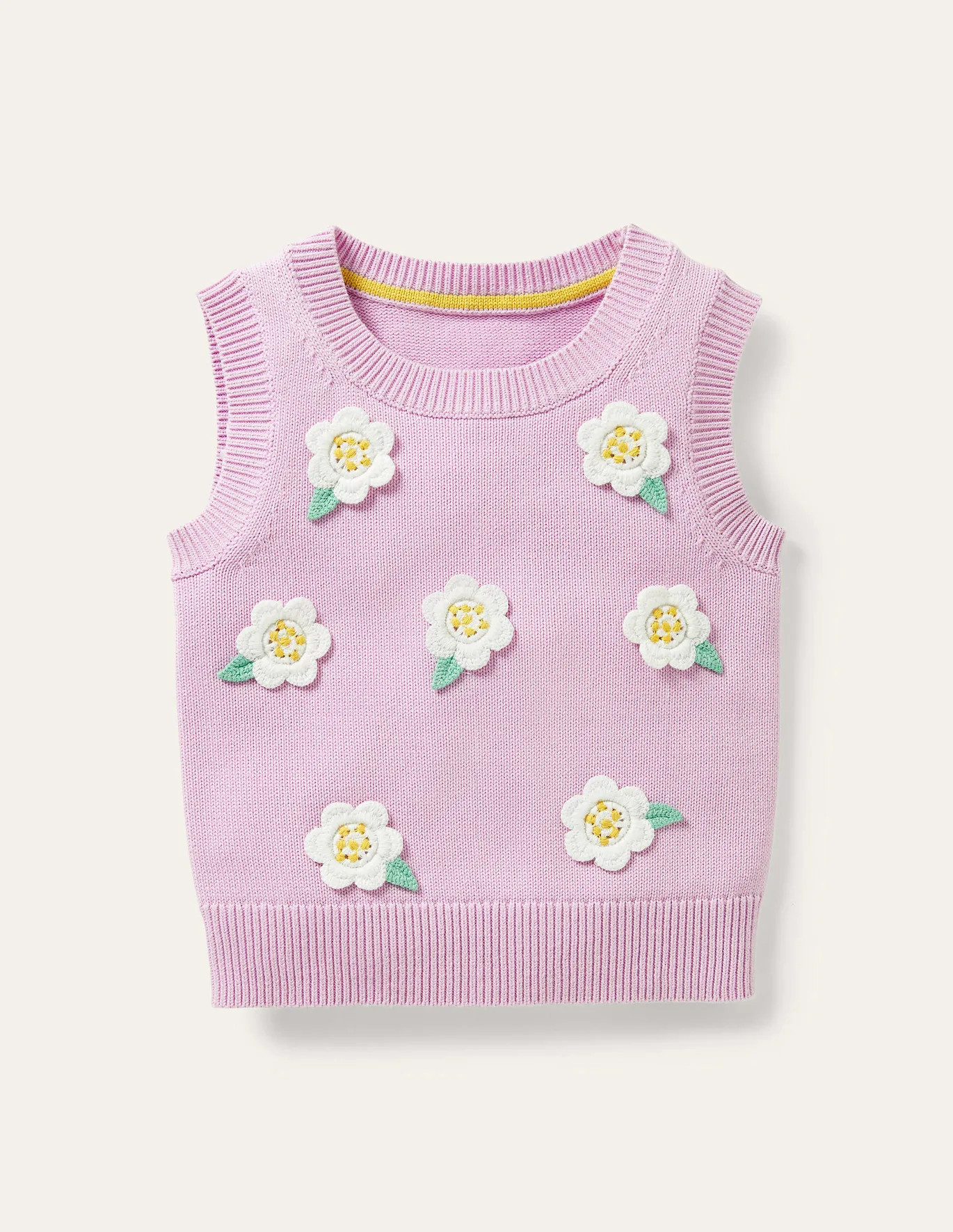 Knitted Sweater Vest - Orchid Petal | Boden (US)