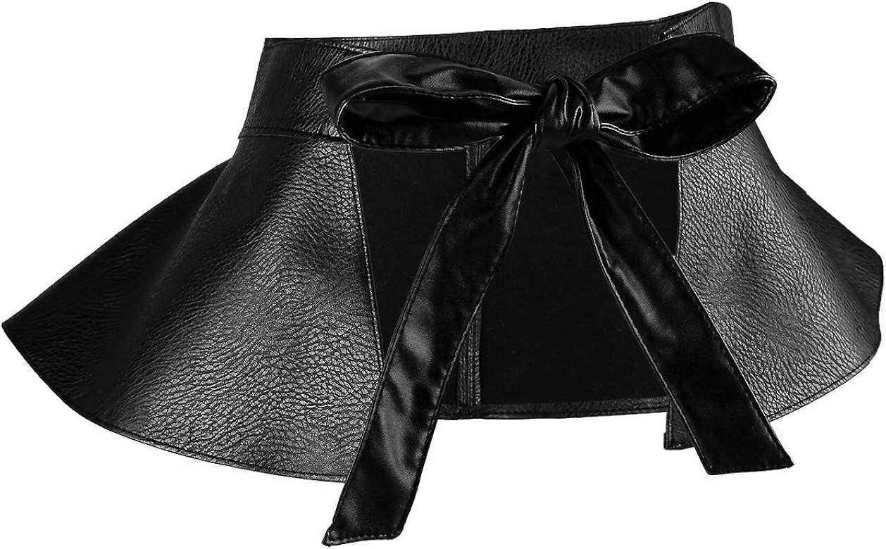 moonsix PU Leather Waist Belt for Women, Fashion Casual Chic Dress Belts | Amazon (US)