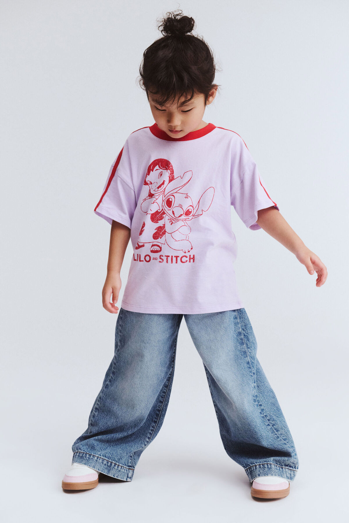 Lilo & Stitch Drop Shoulder Short Sleeve Tee | Cotton On (US)