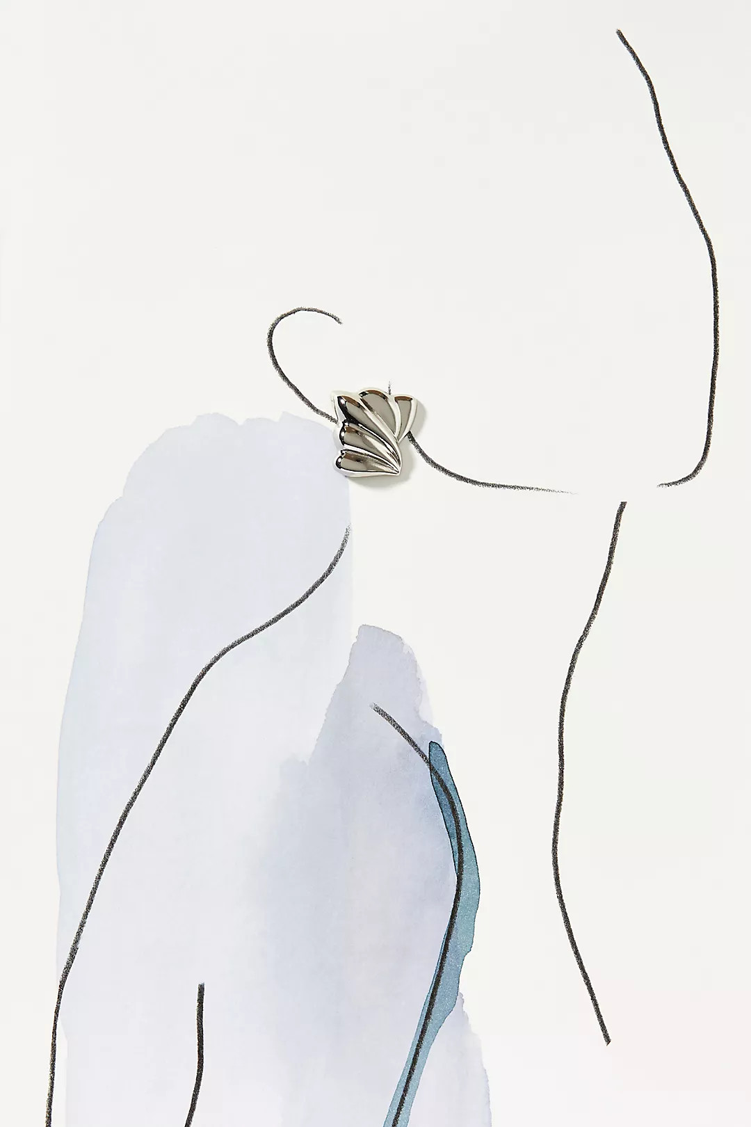 By Anthropologie Regal Metal Post Earrings | Anthropologie (US)