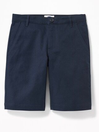 Built-In Flex Twill Straight Uniform Shorts for Boys | Old Navy (US)