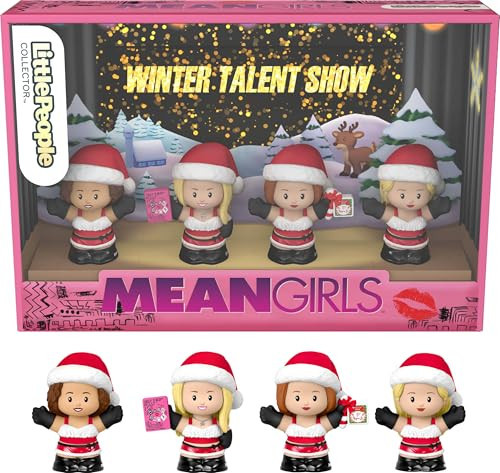 Little People Collector Mean Girls Movie Special Edition Holiday Set for Adults & Fans, 4 Figures in a Display Box | Amazon (US)