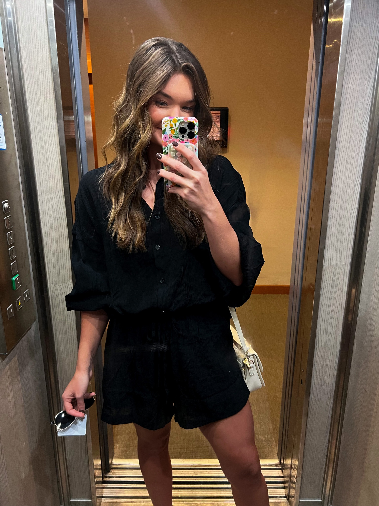 wearing large, should’ve done medium! get your true size!