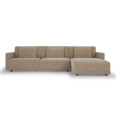 Kenji 2-Piece Upholstered Chaise Sectional | Wayfair North America