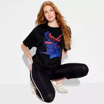 Women's Diet Coke Bow Short Sleeve Graphic T-Shirt - Black S | Target